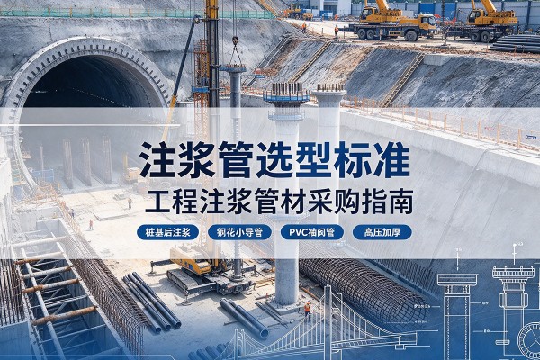 得荣注浆管选型标准